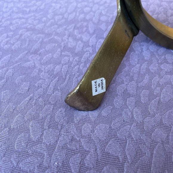 Vintage Brass Small Vase Holder - Picture 5 of 8